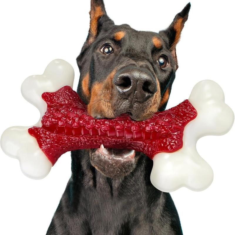 Apasiri Tough Dog Toys, Toys for Aggressive Chewers Large Breed, Bone-Shaped, Almost Indestructible