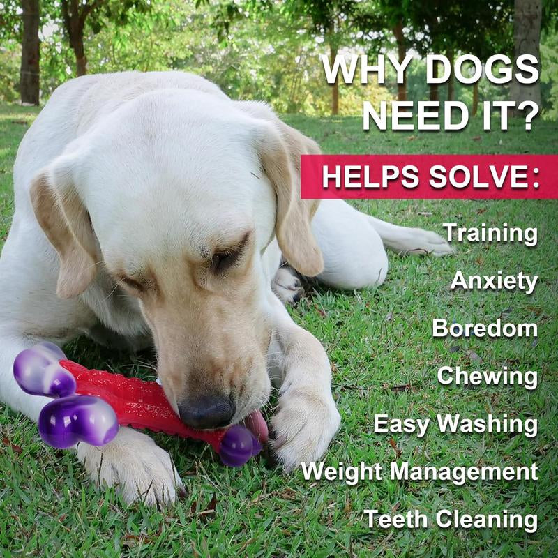 Apasiri Tough Dog Toys, Toys for Aggressive Chewers Large Breed, Bone-Shaped, Almost Indestructible