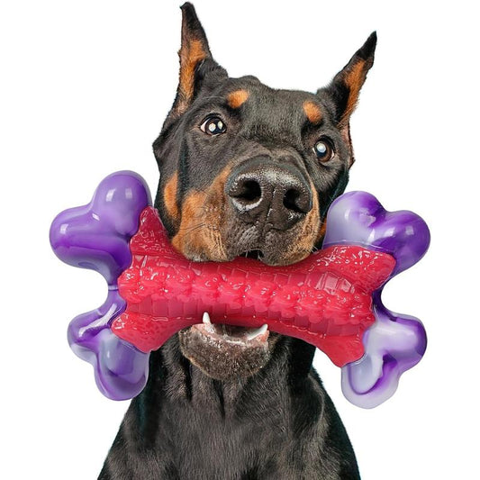 Apasiri Tough Dog Toys, Toys for Aggressive Chewers Large Breed, Bone-Shaped, Almost Indestructible